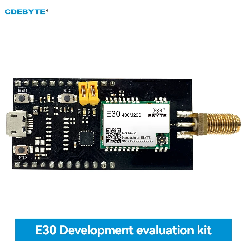 

Test Board E30-400MBL-01 E30-400M20S Development Evaluation Kit USB Interface to TTL Easy Use Main Control MCU STM8L151G4