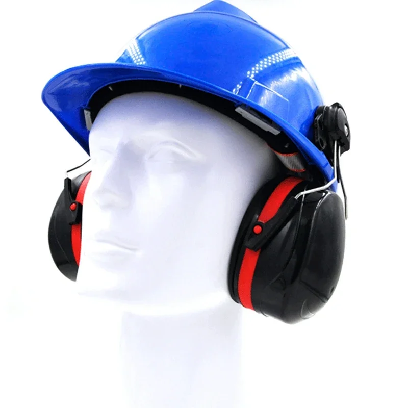 ESCAM  Ear Muffs Ear Protector Industry Anti Noise Hearing Protection Sound Proof Earmuff Use on Helmet