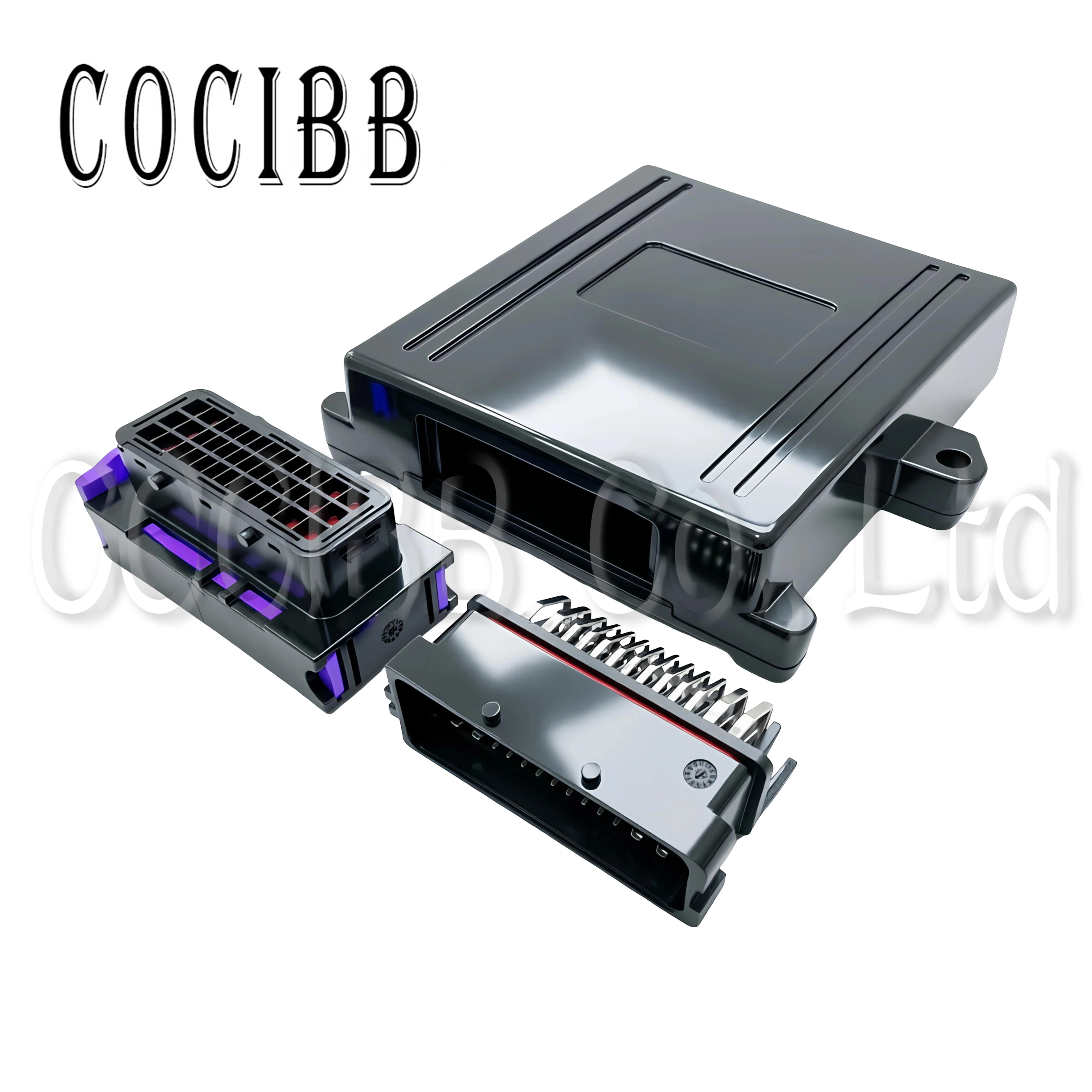 

1 комплект, 39-контактный блок ЭБУ, алюминиевый корпус, вилка, автомобильный блок управления, разъем панели генератора, разъем печатной платы с терминалом