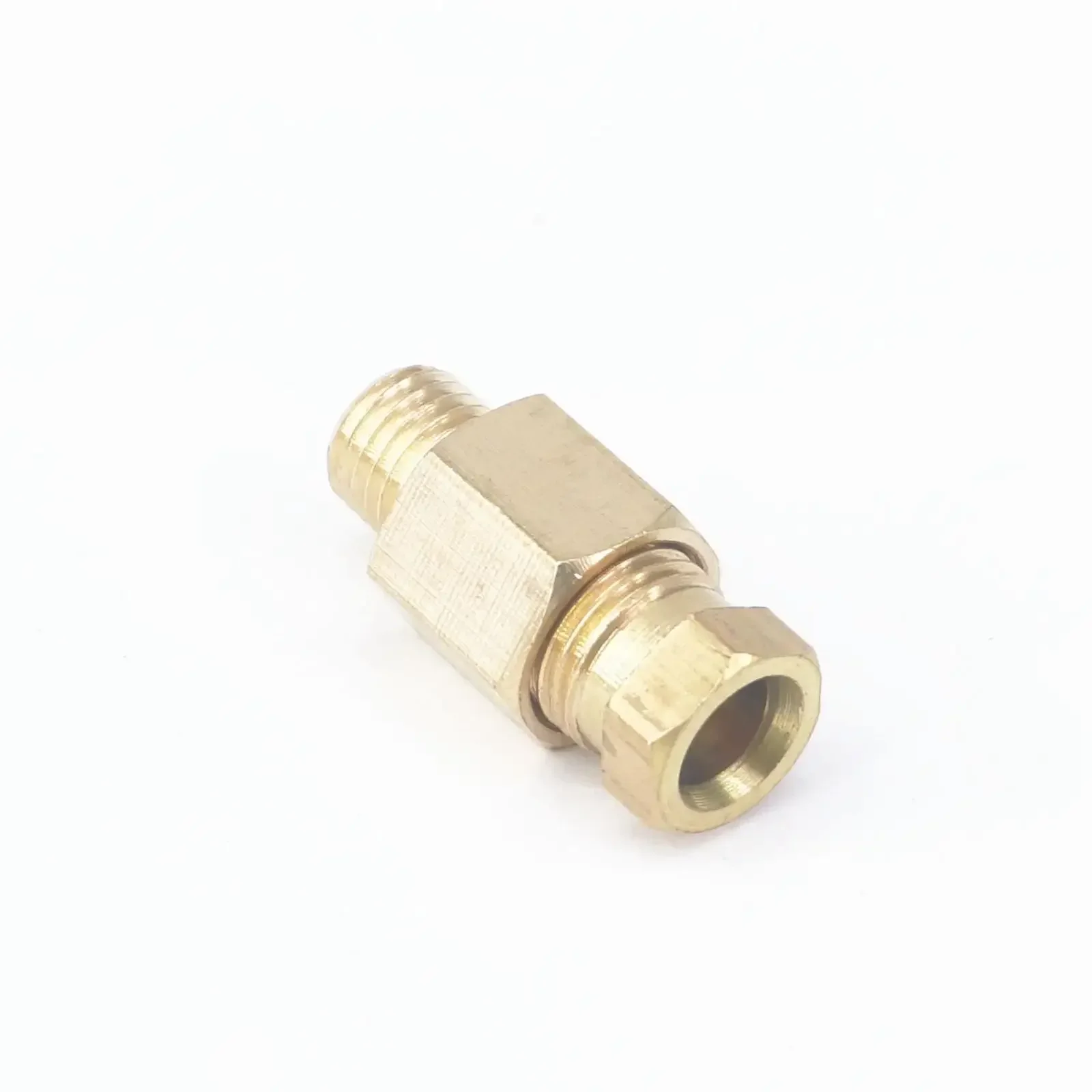 Fit Tube O.D 4/6mm-M8x1/M10x1 Male Brass Compression Connector Fitting Adapter Pipe Fitting For Lube Tubing