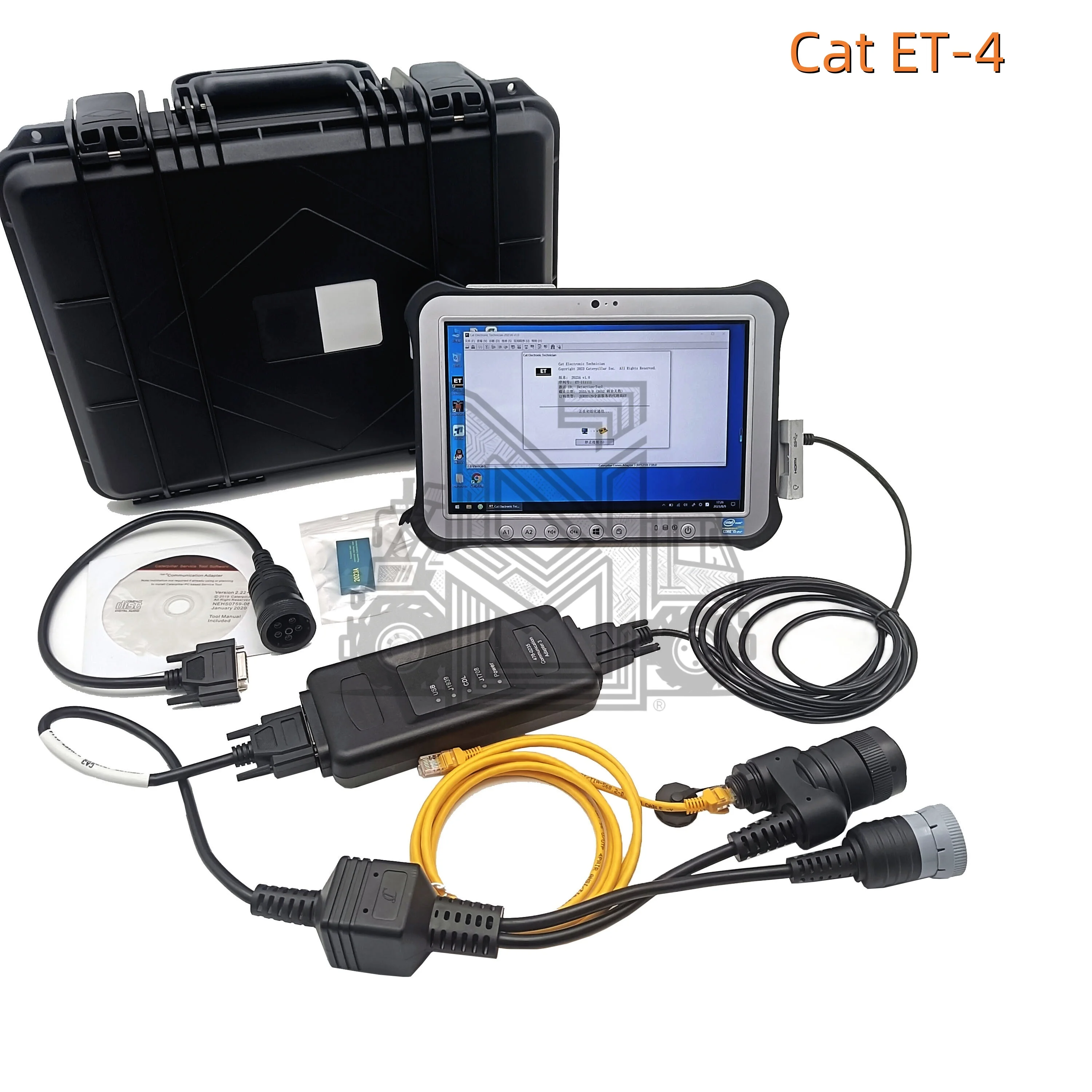 Cat ET4 Truck Excavator Engineering Machinery Diagnostic Tool, Scanner with 2023A Software