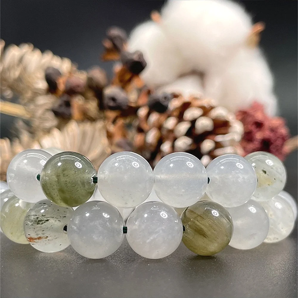 

Natural Ice Emerald Crystal Round Loose Beads 4-10mm for Jewelry Making DIY Women's Earrings Bracelet Keychain Links Accessories