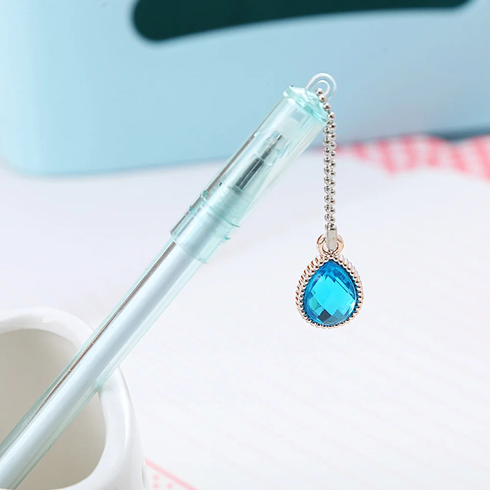 

10 шт., креативные гелевые ручки, подвеска, набор пластиковых гладких чернильных ручек премиум-класса, идеально подходящий для школы, офиса, коллекция подарков для детей