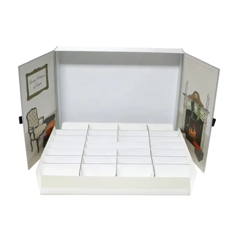 2025.Custom Christmas Advent Calendar Box Empty Custom Luxury Gift Box