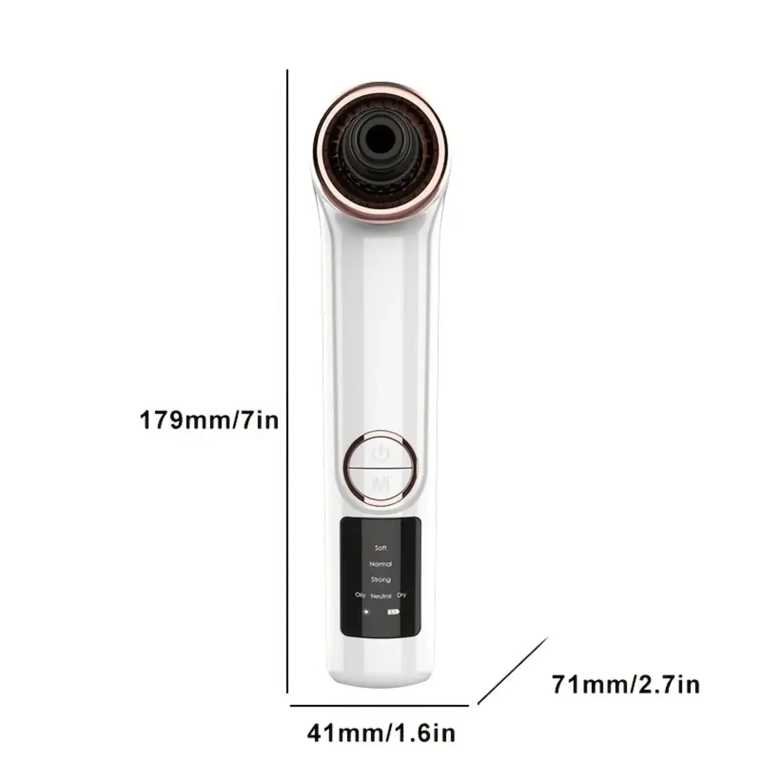 Zeer effectieve innovatieve mee-eterverwijderingsstofzuiger YC 169 USB-type gezichtsporiënreiniger met ingebouwde camera voor mannen en vrouwen.