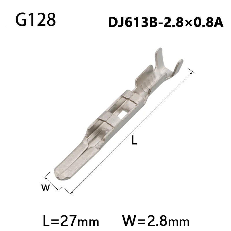 50 Pcs 2.5/2.8/3.5 MM Crimp Terminal  For FCI/TE/Tyco/AMP/Boschs Car Connector Auto Electrical Male Female Wire Terminals Pins