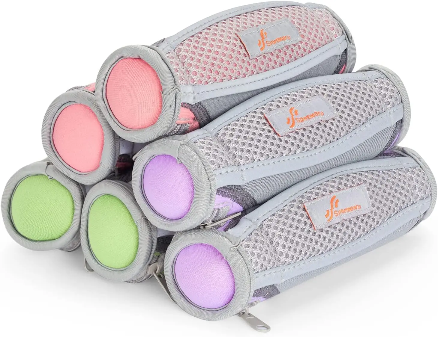 

Набор мягких утяжелителей для женщин, 6 штук (по 1 фунту, 2 фунта, 3 фунта каждый) с ремнями для домашних тренировок и бега