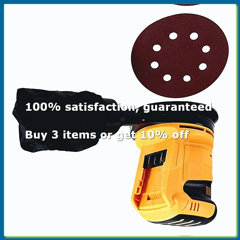 ●For 18V 20V Battery Cordless Polishing Machine 125mm Wood Grinder Metal Car Waxing Polishing Machine Wood Grinder-ABFB