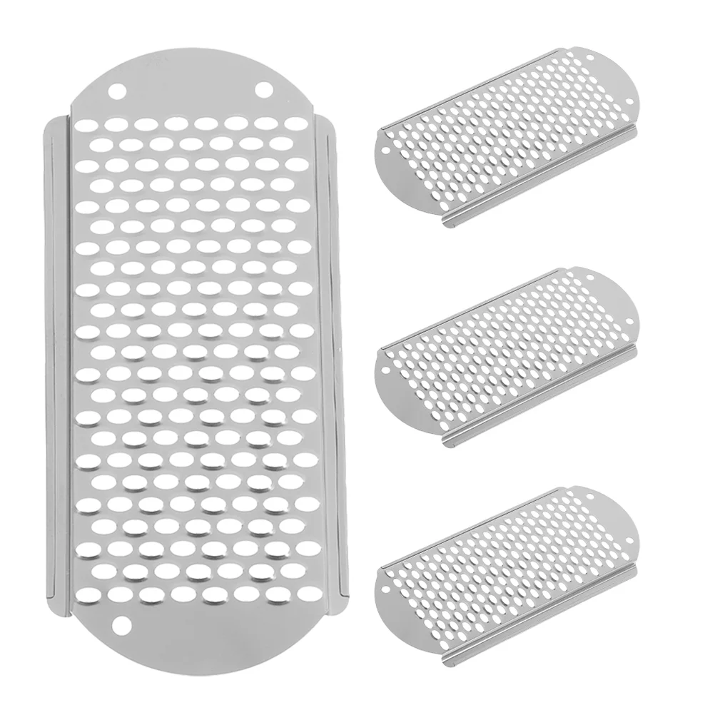 

4 Pcs Pumice Stone Foot Rasp Hard Skin Remover Tools Manual Callus Heel Scraper Files for Pedicure Feet Shaver Dead Grater