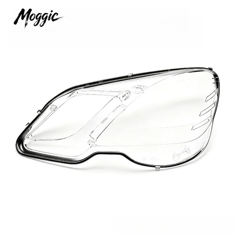 Moggic Headlight Lens Cover Compatible with Mercedes Benz E Class W212 2009 2010 2011 2012 E200 E260 E300 Sedan Left Right