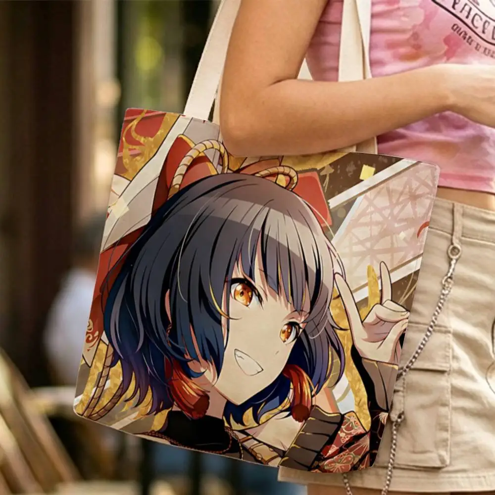 VBS-DJ S-Shiraishi An Waterproof Lined Canvas bags suitable for going to class, shopping, gifts, and commuting