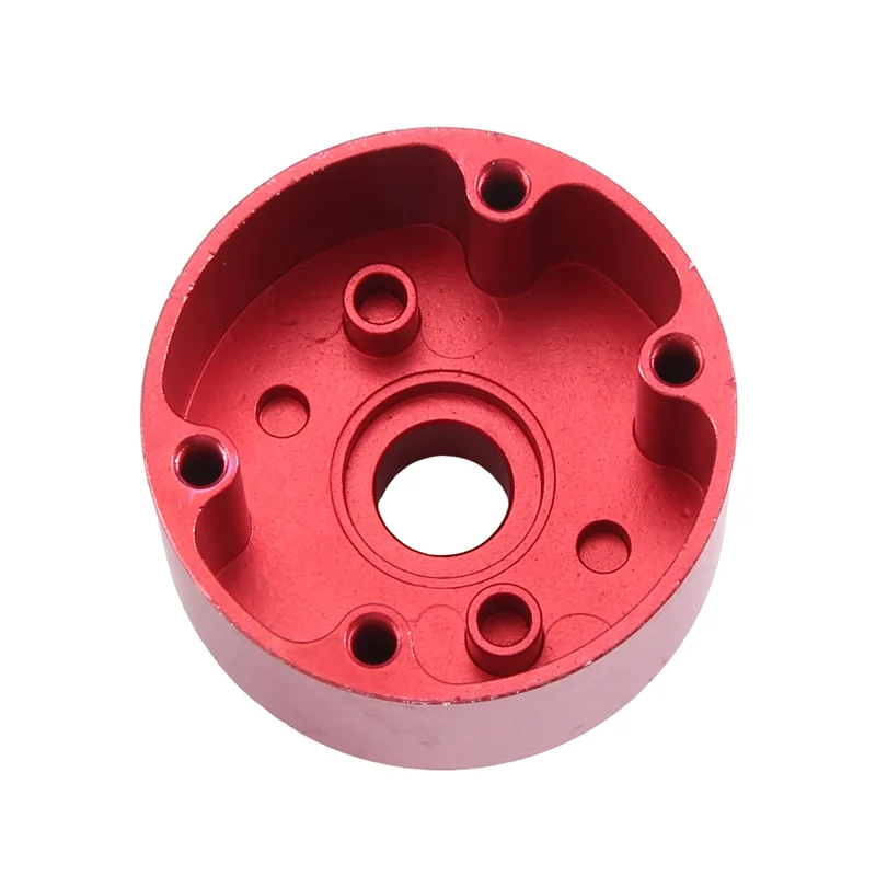 ABKI-funda diferencial delantera y trasera de Metal para ARRMA 1/8 MOJAVE 4S BLX RTR RC coche piezas de repuesto actualizadas rojo