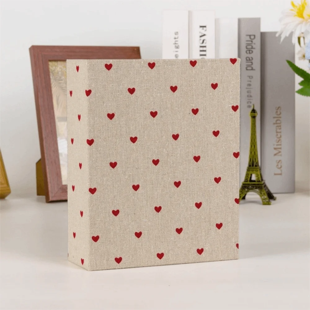 6 Inch 100 Pockets Photo Album Laminated Large Capacity Slip-in Picture Albums Cloth Cover Insert Pocket Scrapbook Album