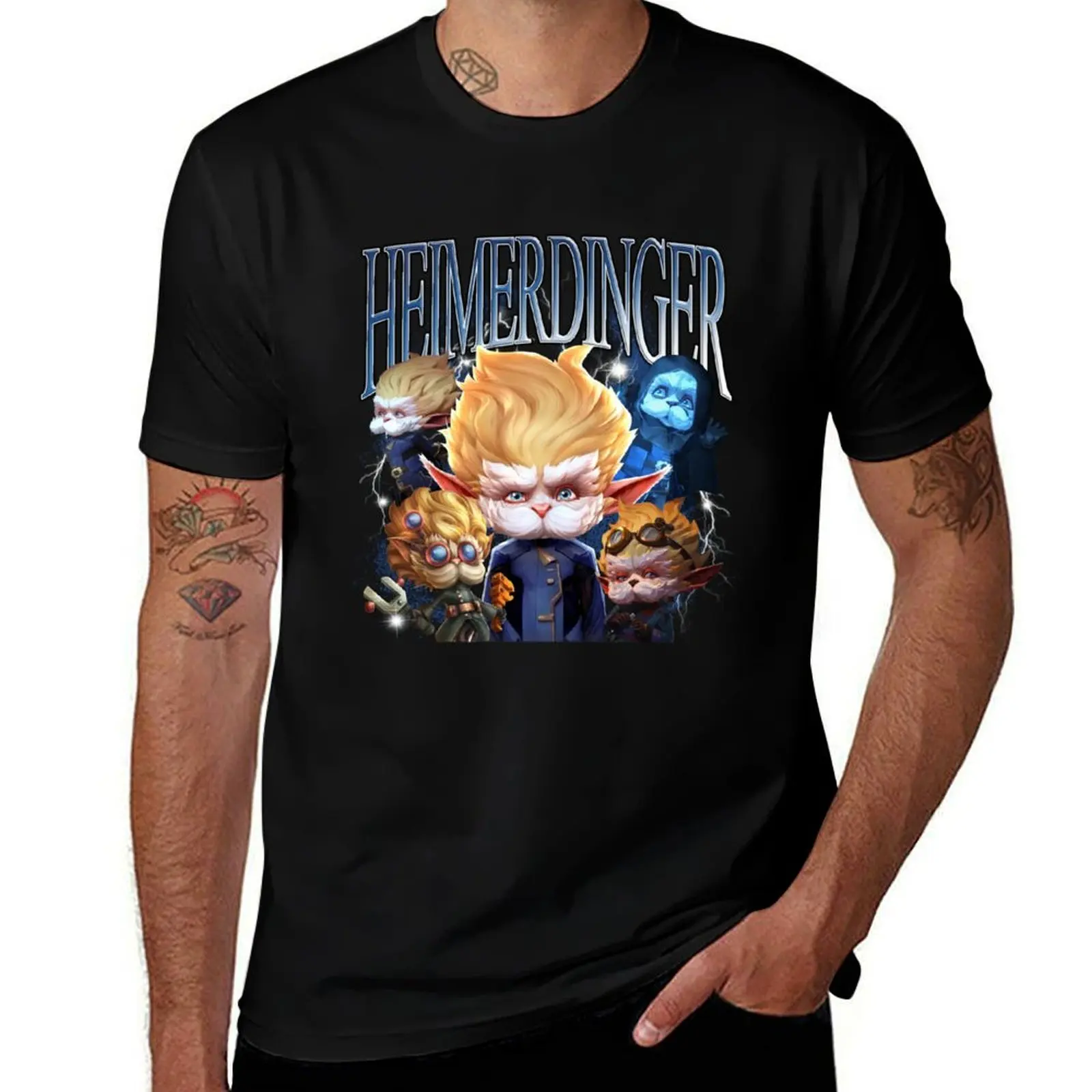 

Heimerdinger Arcane T-Shirt oversized t shirt hippie clothes plain funny t shirts men