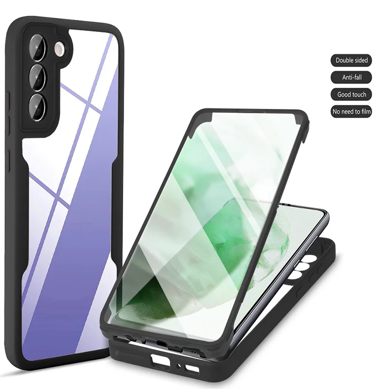 360 Full Body Screen Protector Transparent Case For Realme 6 7 Pro Realme 8 Pro 8i Realme 9 9i 9 Pro Plus Phone Cover