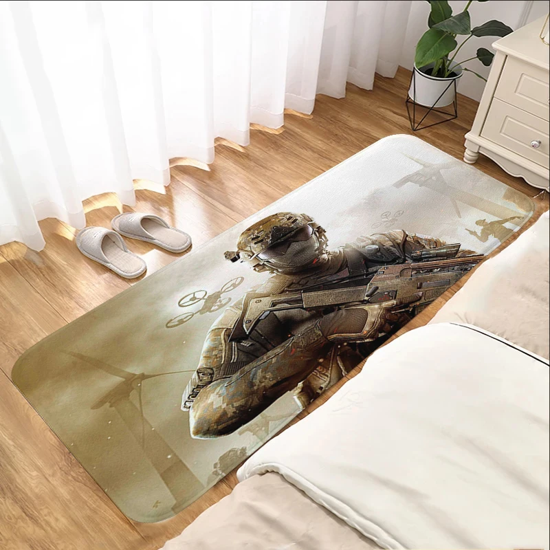 

Call of Duty Rugs Floor Bath Mat Living Room Mat Bathroom Rug Kitchen Carpet Carpets Custom Doormat Entrance Door Home Foot Mats