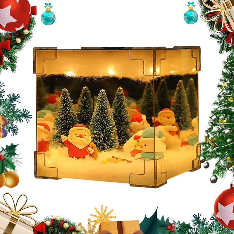 

Campfire Night Light Christmas Nightlight Cube Light Christmas Bedroom Decor Vintage Christmas Decorations Christmas Lamps For