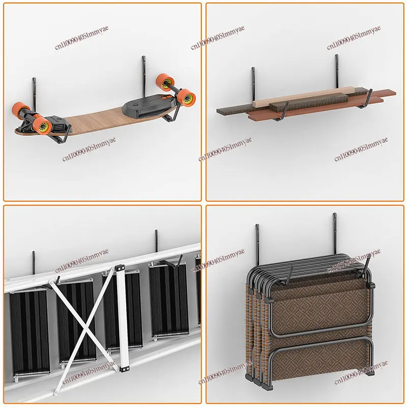 kayak wall-mounted wall rack canoe storage heavy object hook rack