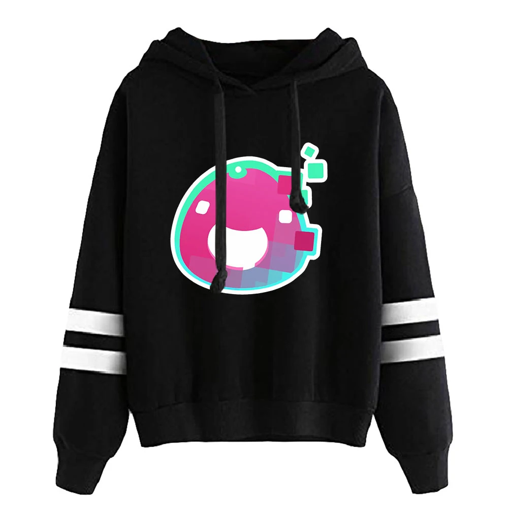 Sudadera con capucha de Slime Rancher Unisex, sudadera de manga sin bolsillo, ropa de calle Harajuku, ropa de juego de simulación, talla grande