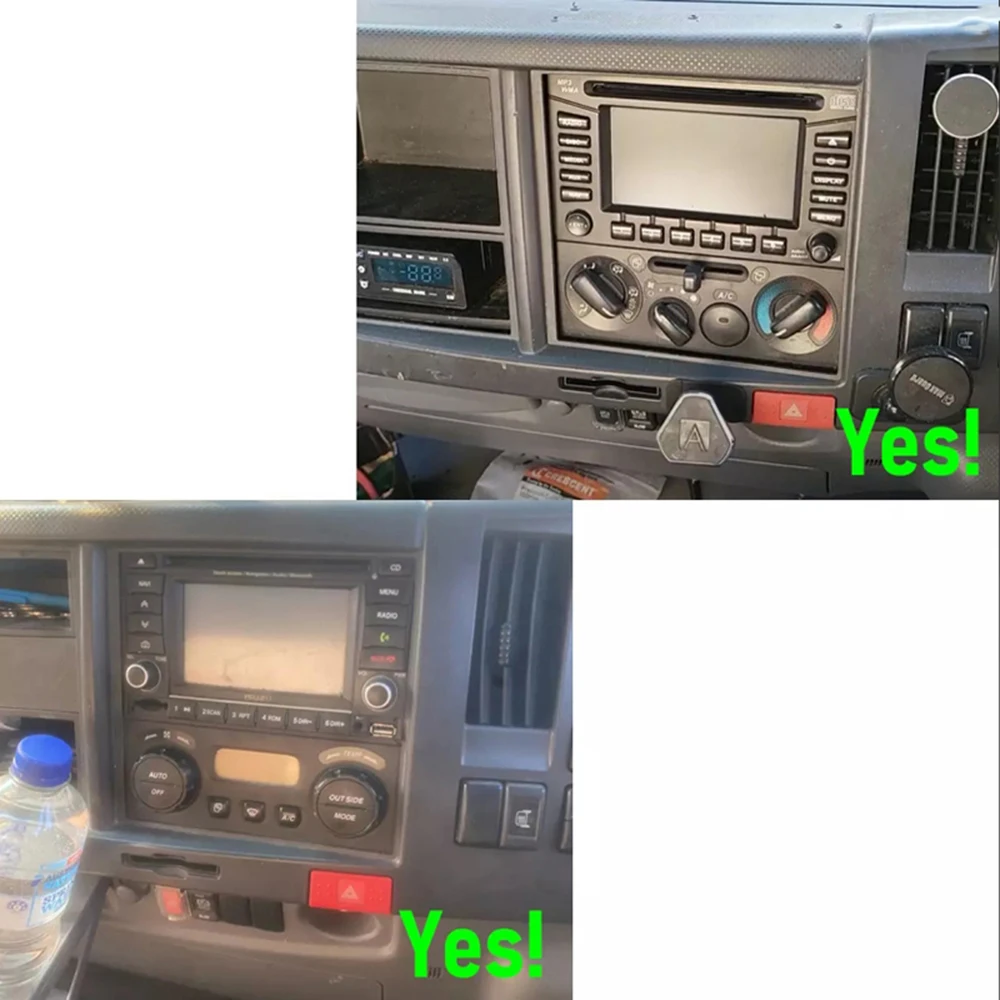 نظام تحديد المواقع 7 بوصة 4 + 64 جيجابايت لـ suzu N Seres (NNR/NPRINPS) شاحنة راديو السيارة التحكم في عجلة القيادة خريطة جوجل ستيريو واي فاي صورة عكسية 2DIN