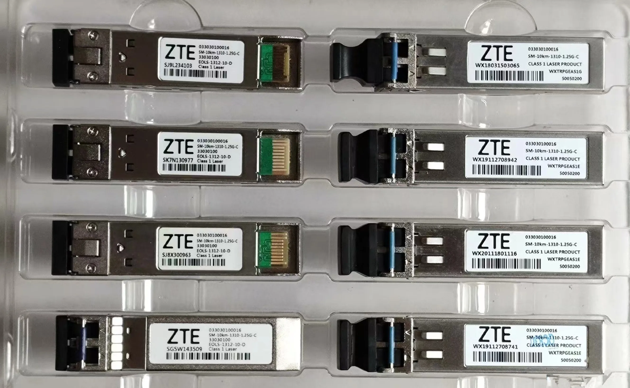 ZTE Switch Optical Fiber Module 1.25G 10KM 033030100016 SM-10KM-1310-1.25G-C Gigabit Transceiver