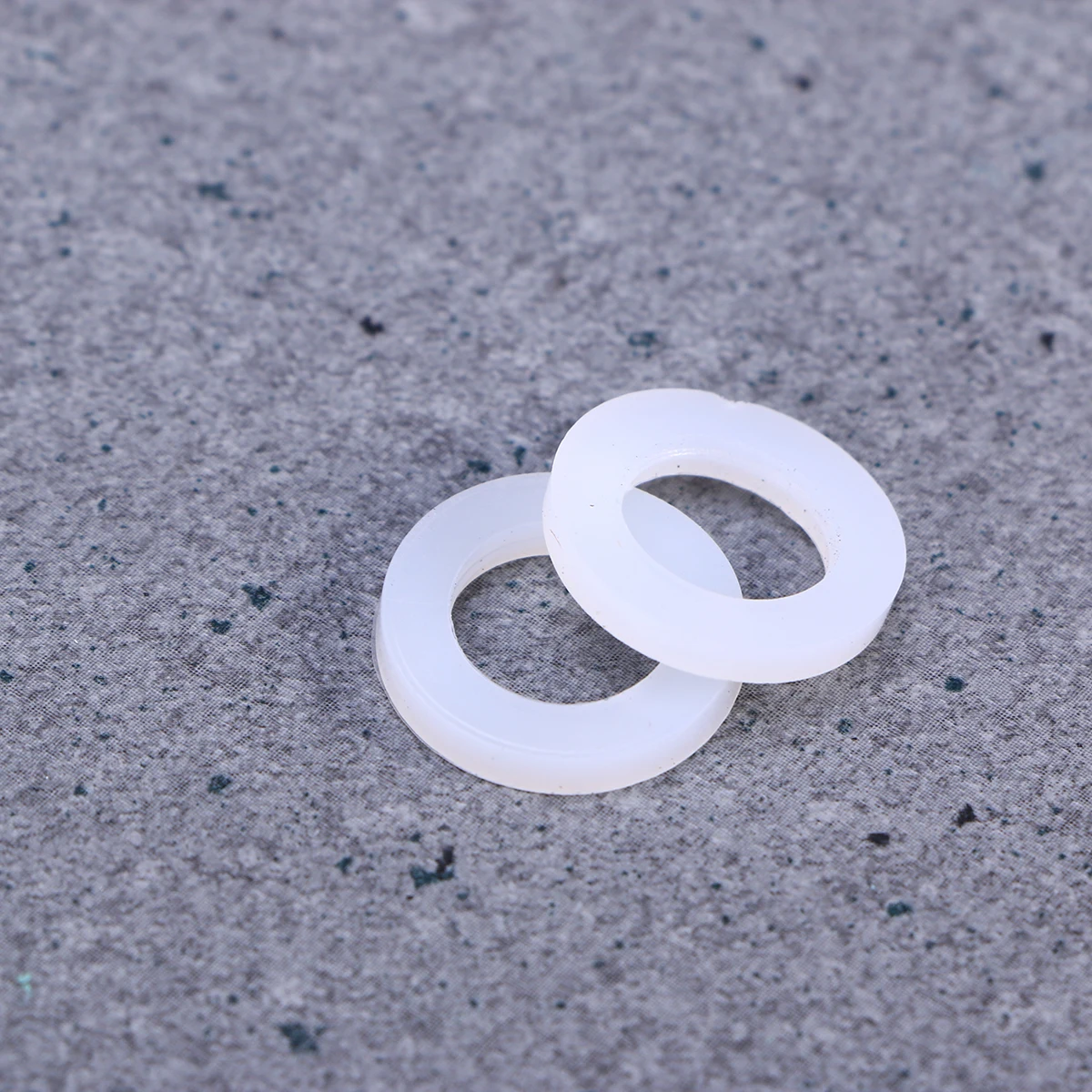 

50 Pcs Silicone Gasket Sealing Rings White Drainage Pipe Mixer Taps Hole Washer Oil Resistant Waterproof Strong Seal