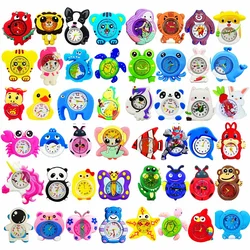 Montres en silicone souple pour enfants, montres pour garçons et filles, bracelet animal mignon, jouets pour enfants, cadeau d'anniversaire pour bébé, nouveau produit, 2024