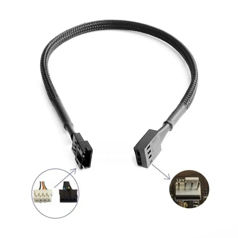 Graphics card 4-pin fan, main board 4-pin interface adapter cable