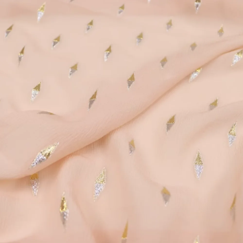 Perfect Solid Color Soft Breathable Popular Shiny Silk Metallic Fabric Lurex for Lady Elegant Party Dress Shawl Costume