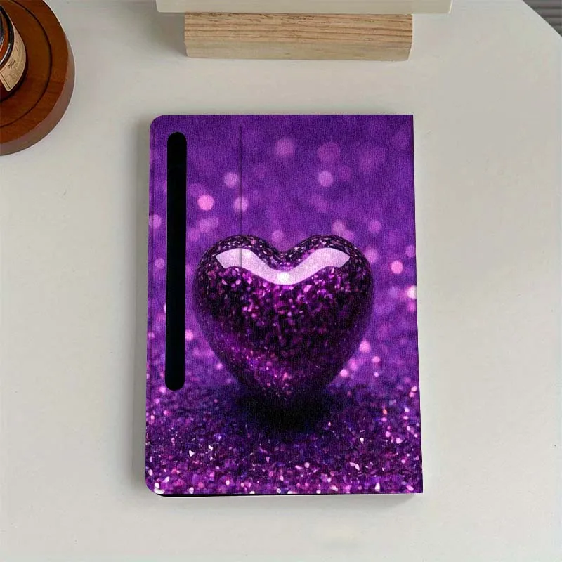 

Sparkling Love Heart Gift For Samsung Galaxy Tab S6 S7 S8 S9 S10 FE Plus Lite Soft Flexible Support Tablet Case