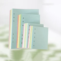 50 Sheet A5 A6 Loose-leaf Colorful Refill Inner Page Line Blank Grid Inner Page Inside Paper Stationery