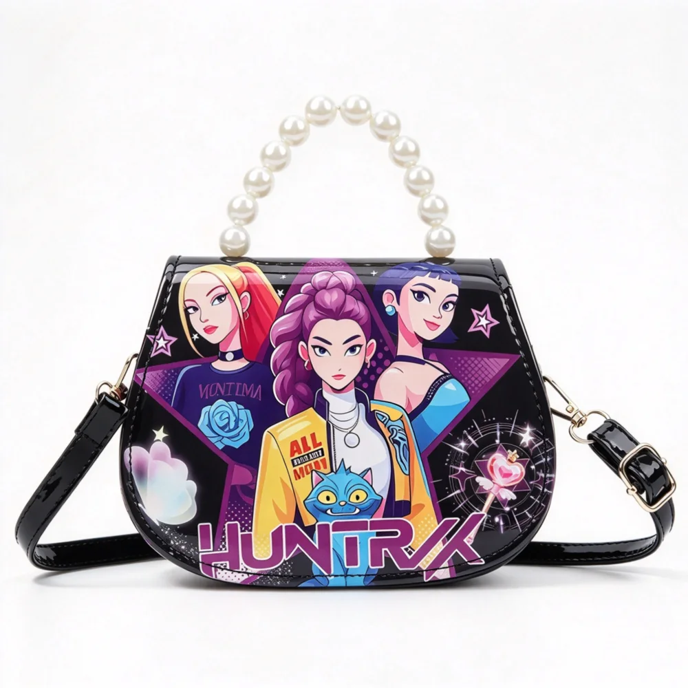 Korean Style Anime Cute Zero Wallet Pearl Diagonal Bag Storage New Version