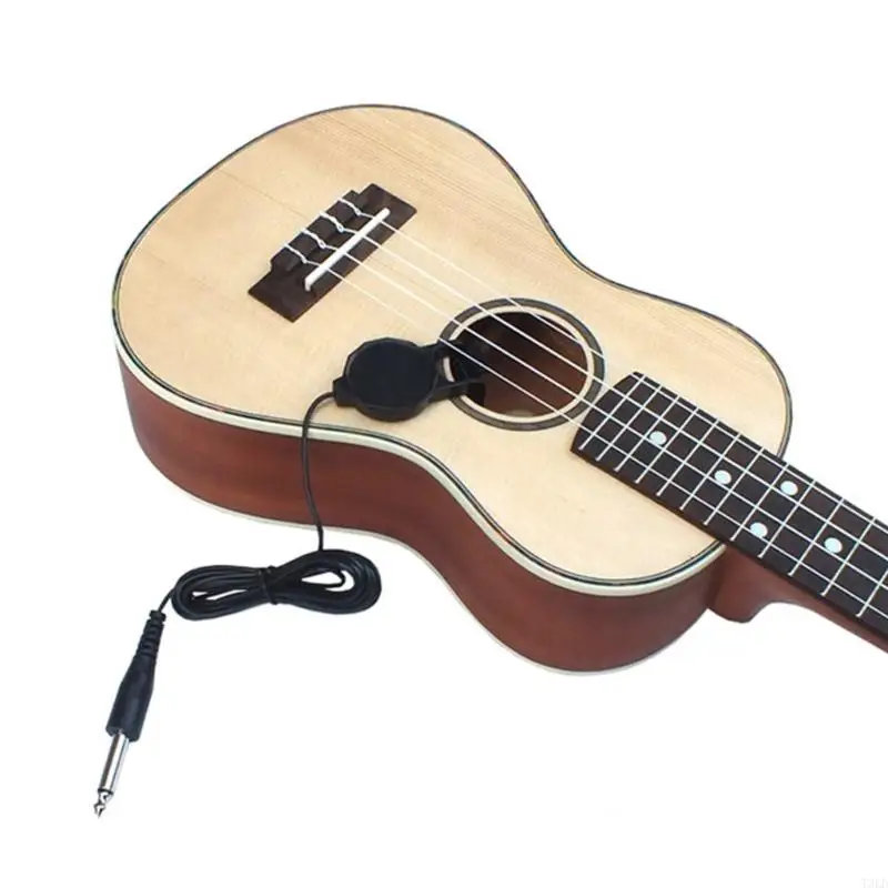 Pickup piezo guitarra acústica T3LD 6.35 mm Sound Piezo Pickup REPETURACIÓN CLIP REEMPLACIÓN REEMPLACIÓN EN