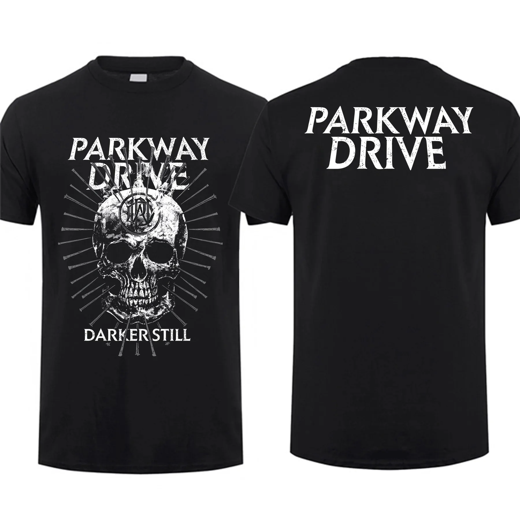 2024 Fashion Men T Shirt Double-sided Vice Grip Black By Parkway Drive Oversized T-shirt Graphic Youth Cloth Streetwear S-3XL