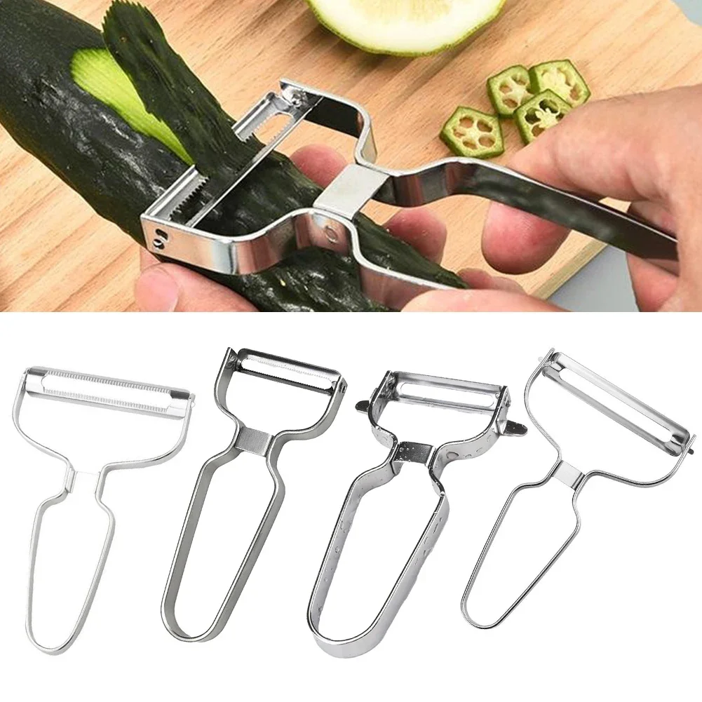 

1pc Stainless Steel Vegetable Fruit Peeler Cabbage Grating Salad Slicer Kitchen Tools Gadgets Fruit Vegetable Tools Peeler Salad