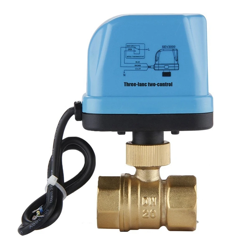 2-Way Zone Valve Two-way Valve Motor Ball Valve Electric Electric Valve Reversing Ball Valve 220V-A79U