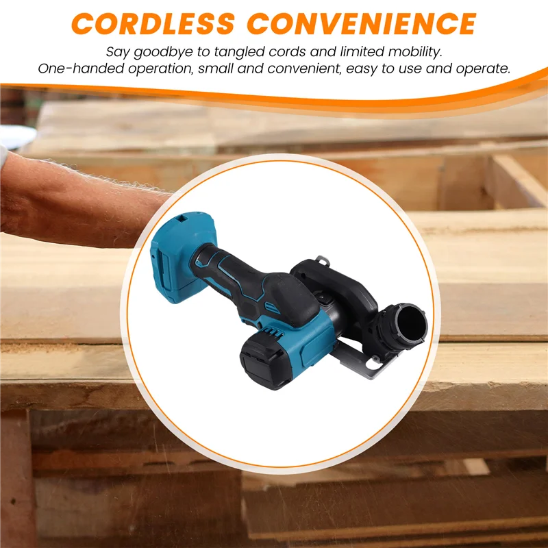 

ABMI-3Inch 20000RPM Cordless Electric Angle Grinder Fit Cutting Polishing Power Tools For 18V 20V Battery