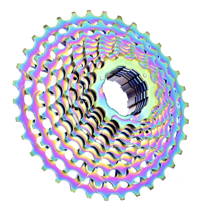 

11 Speed 11-28T 32T 34T 36T Road Bike Cassette Ultralight Rainbow Bicycle Flywheel Freewheel For Road Bicycle Parts