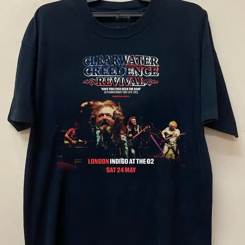 Clearwater Creedence Revival Have You Ever Seen The Rain T Shirt Full Size S 5XL