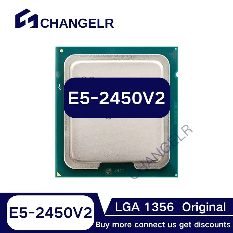 E5-2450V2 SR1A9 8Core 16Threads LGA1356 22NM E5-2450 V2 E5 2450 V2 LGA 1356