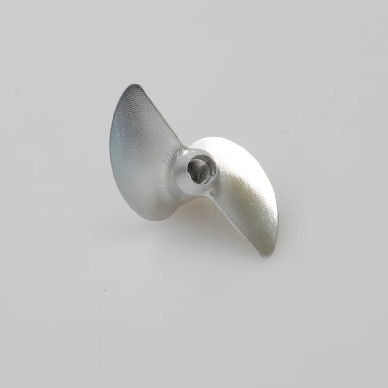 1PCS CNC Aluminum Alloy M4 Thread 2-Blade Paddle Dia 30/36/38/40/42mm Metal Propeller for MINI MONO1/MONO2 RC Brushless Boat