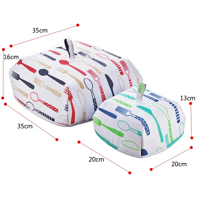 Dining Table Food Cover Dust Keeping Warm Cooking Tools Anti Fly Mosquito Hygiene Lid Folding Insulated Kitchen Accessories