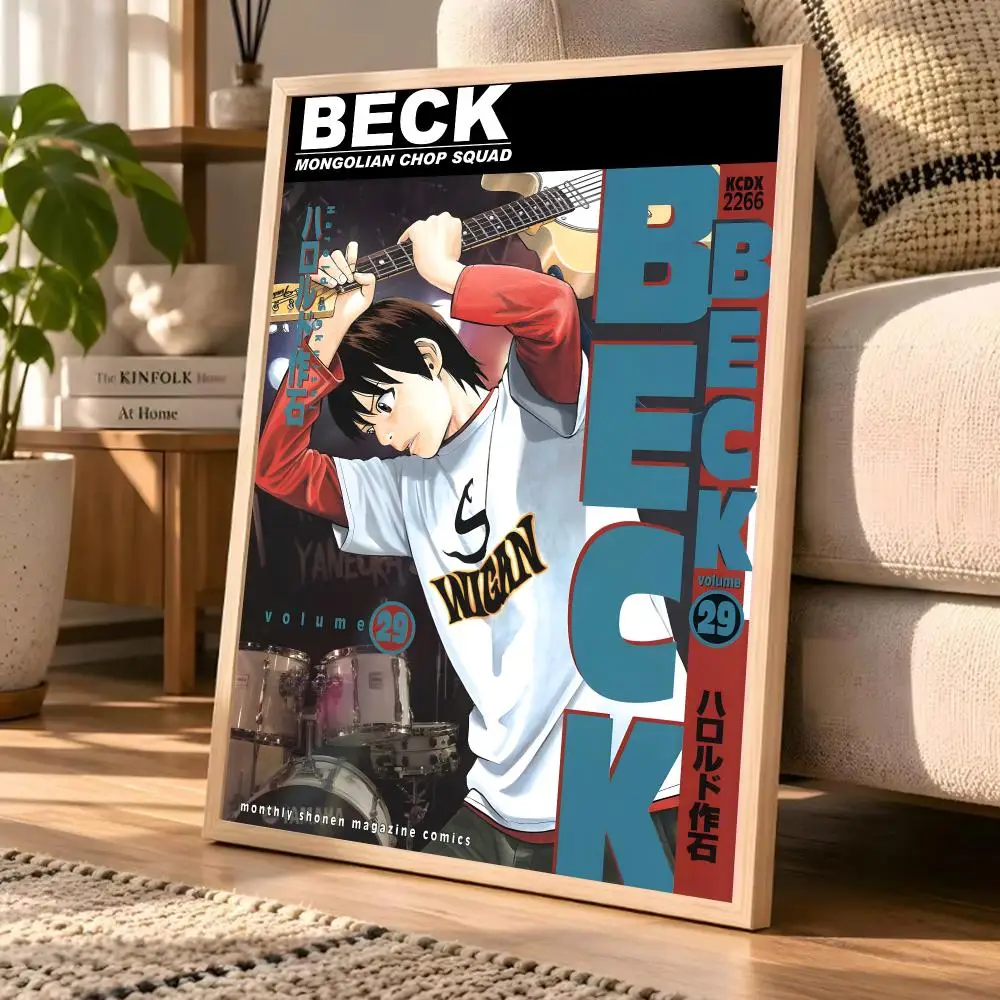 Music anime Beck: Mongolian Chop Squad Poster Wall Art Mural Print for Home Accent, Unframed Decorative Piece