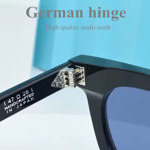 TAG Hezekiah Luxury Brand Vintage Sunglasses Men Acetate Handmade Sun glasses Women Outdoor Travel Protection Sunshade Sunglass
