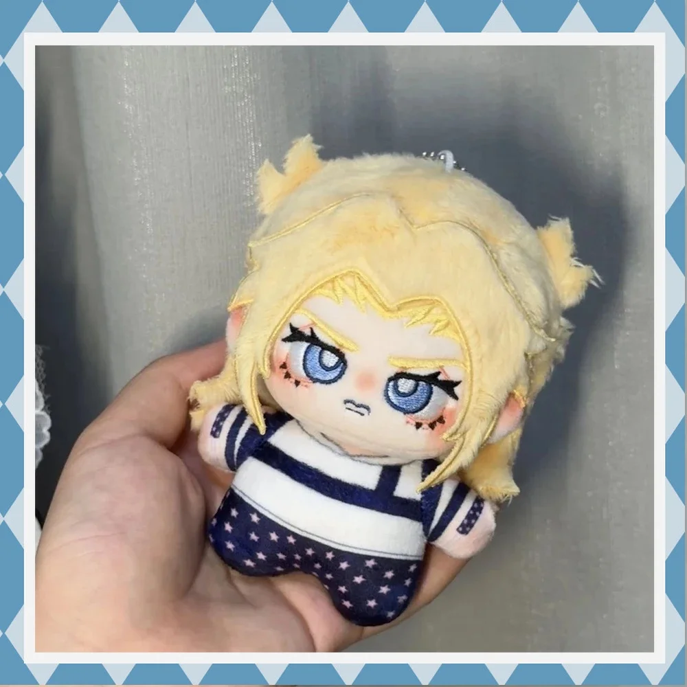 10cm Anime kawaii Cosplay Halloween Xmas Role Cute Jonathan Joestar Attributes Doll Plush Toys Stuffed Cute Puppet Mascot Gifts