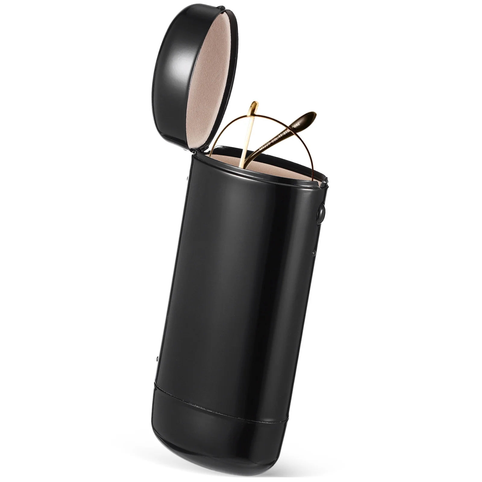 

Metal Eyeglass Hard Compact Travel Sunglasses Holder Slim Design For Mens Glasses Case Men Women Portable Glass Cases