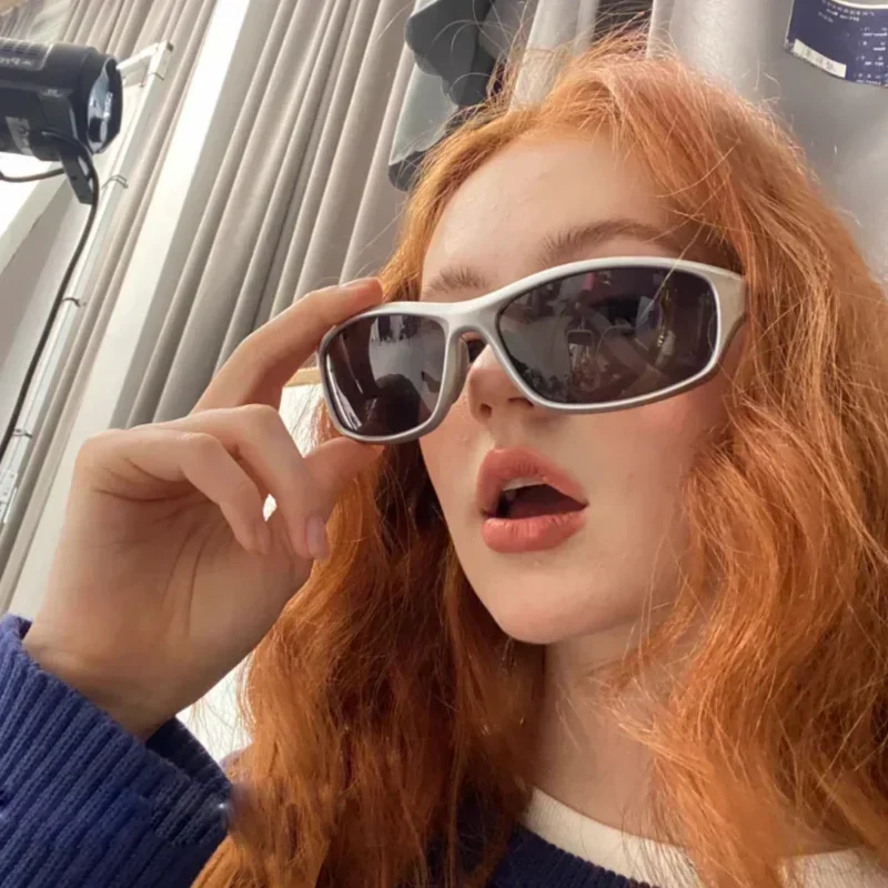 New Sunglasses Women Goggle Luxury Brand Wrap Square Sun Glasses Shades Eyewear UV400 Female Designer Eyeglasses - view 4