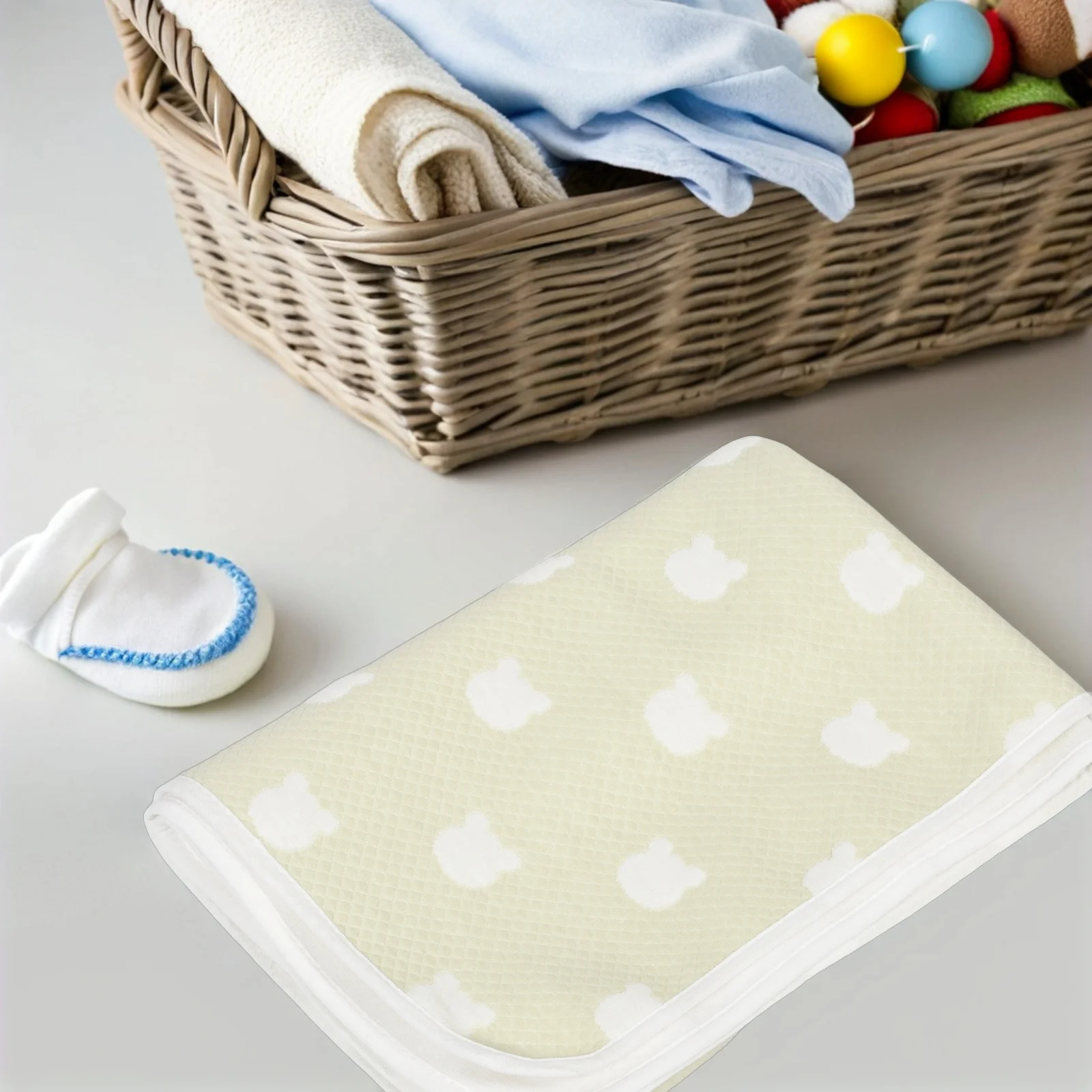 وسادات تبول للأطفال قابلة لإعادة الاستخدام وقابلة للغسل ومقاومة للماء لطاولة تغيير سرير الأطفال وتغطية كبيرة وناعمة ومريحة #2