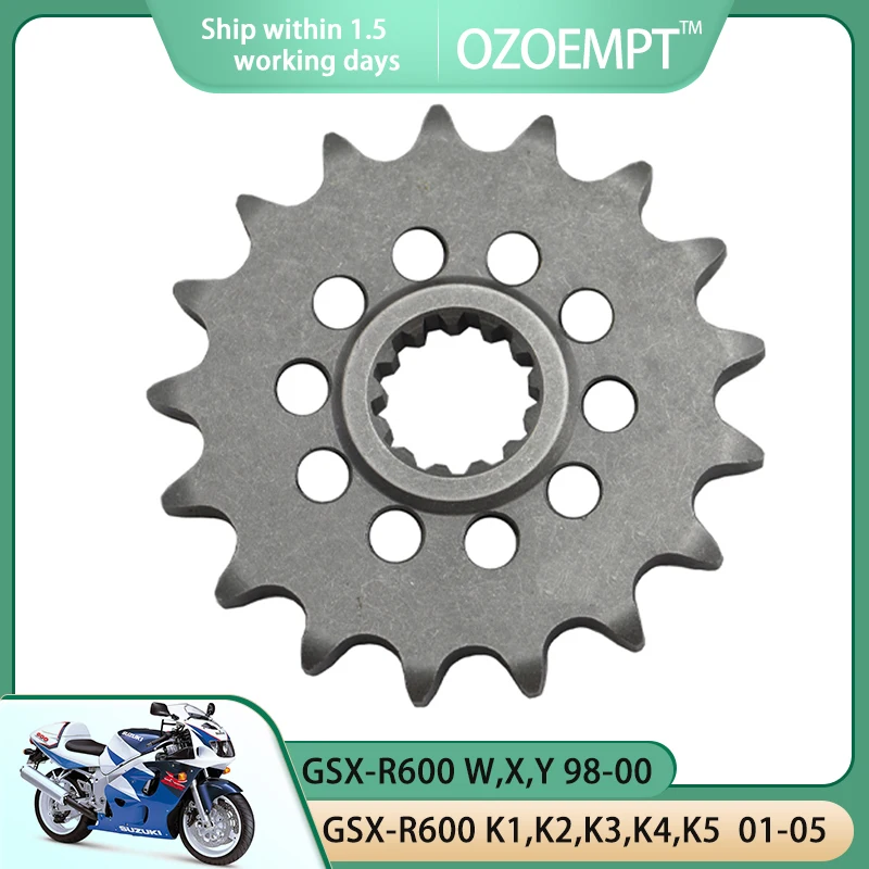 

Передняя Звездочка мотоцикла OZOEMPT 525-16T, подходит для GSR600 B Yoshimura GSX-R600 V,W,X ,Y,K1,K2,K3,K4,K5,K6,K7,K8,K9, l0, M0,M1