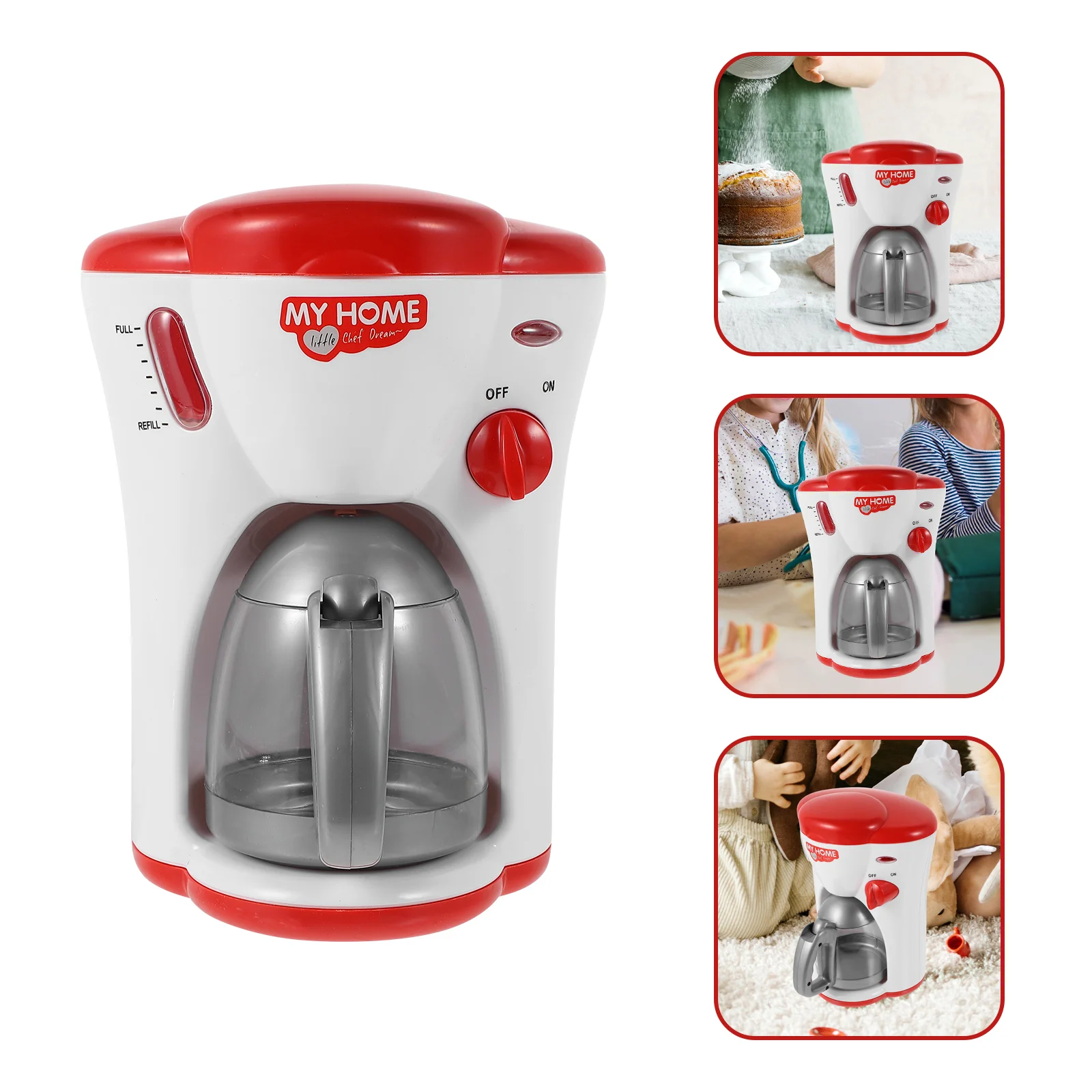 Simulation Coffee Machine Role-playing Toy Decorative Maker Creative Children’s Toys Mini Kids Playfully